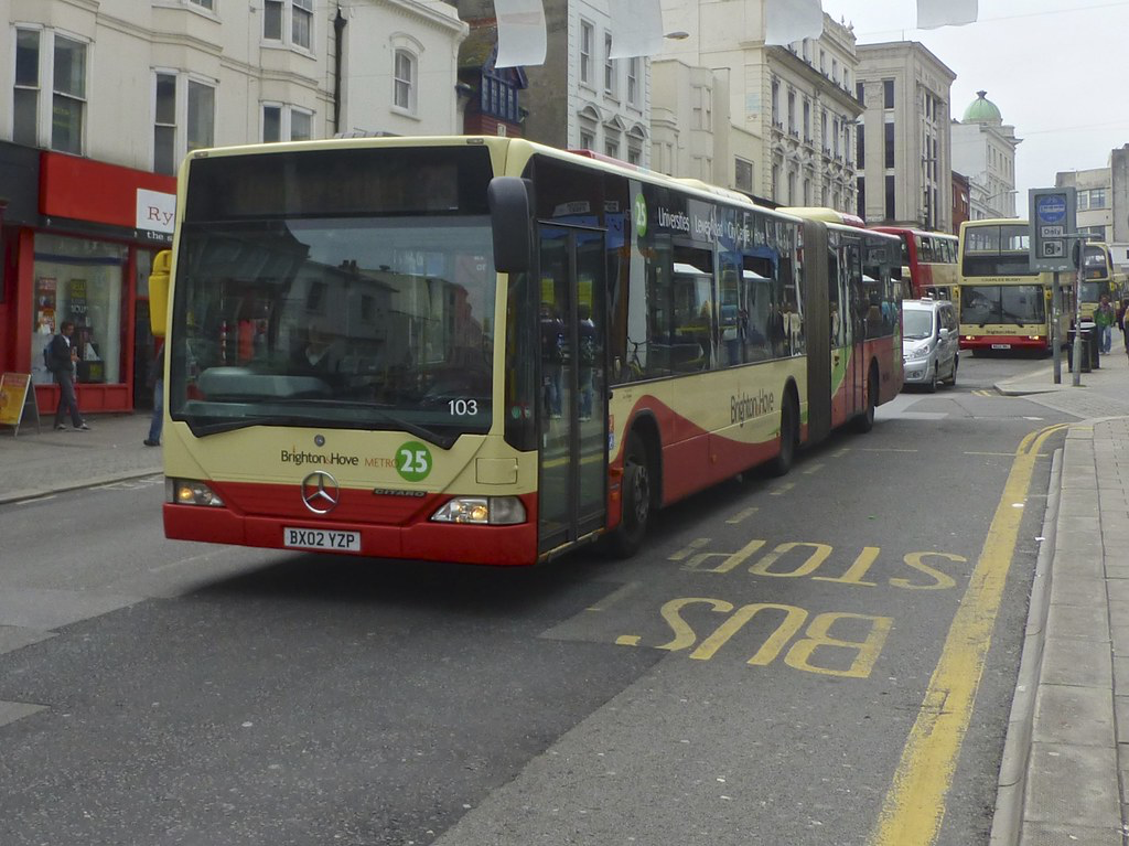 Picture of a 25 bendy bus 