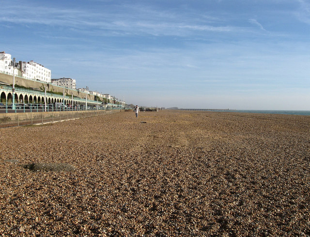 Brighton Beach, looking towards the marina