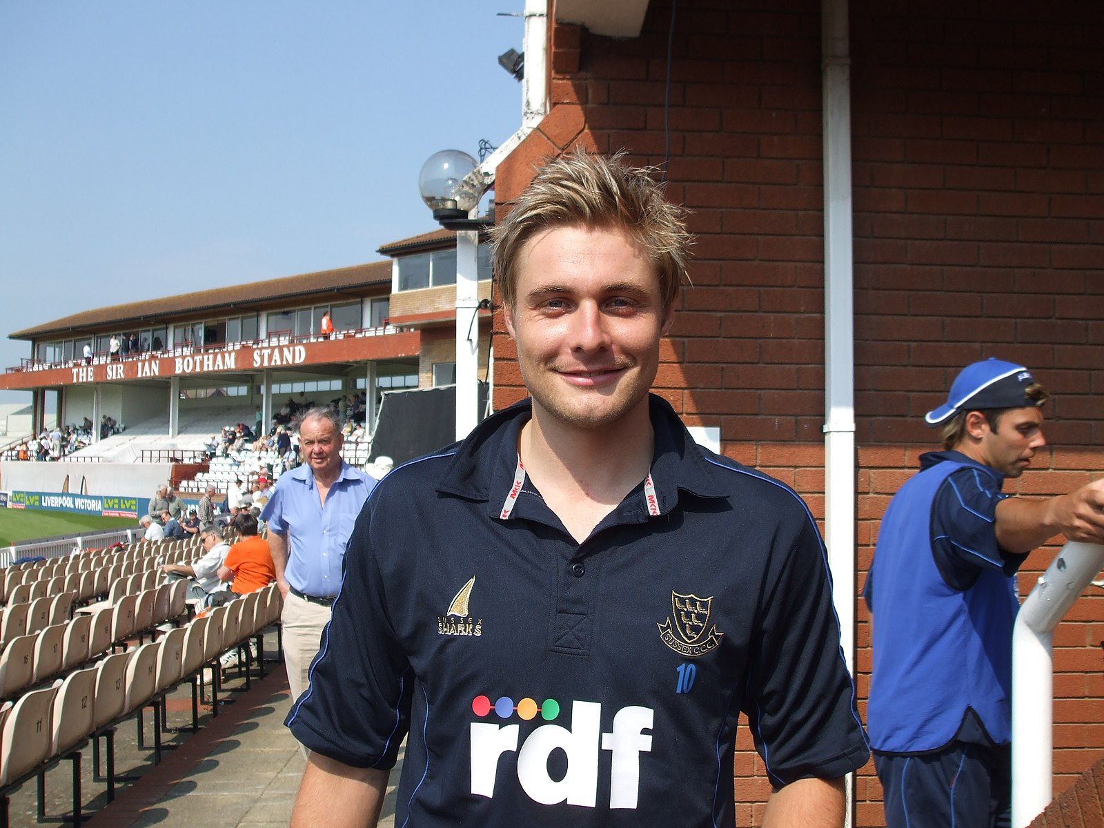 A picture of the cricketer Luke Wright