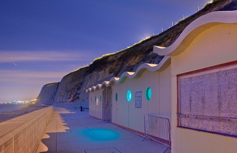 Picture of the public toilets at Ovingdean Undercliff