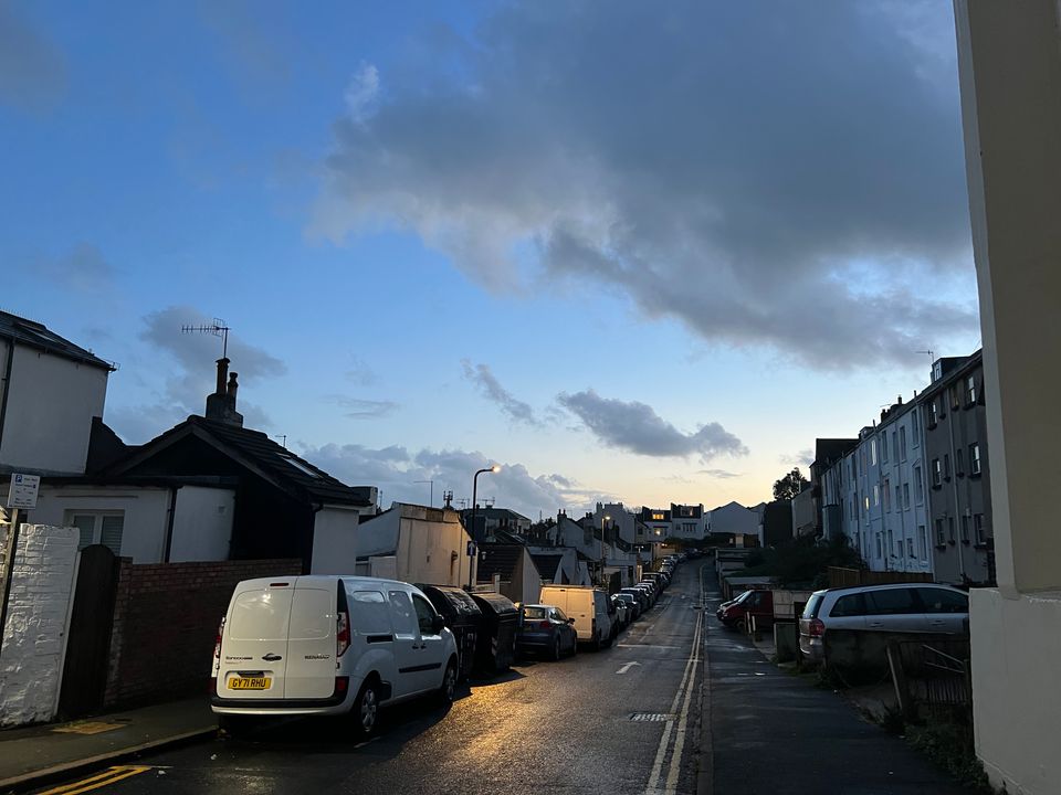 Picture of the sky over New Dorset Street
